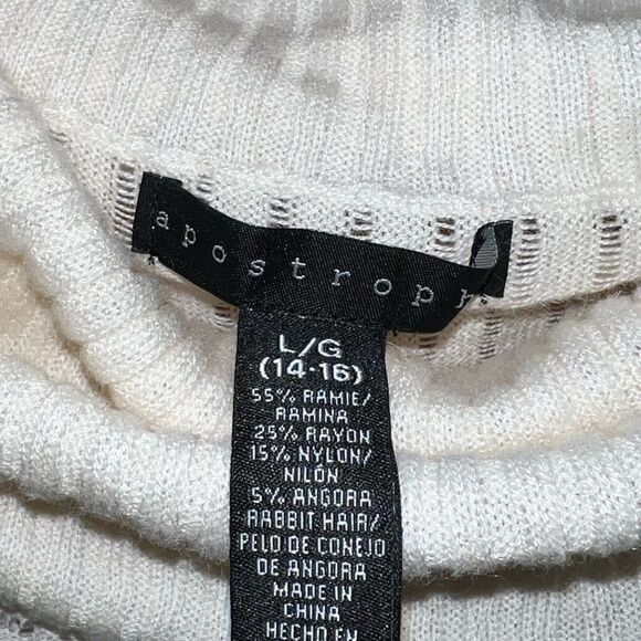 NWT Apostrophe sweater size large - Picture 2 of 4